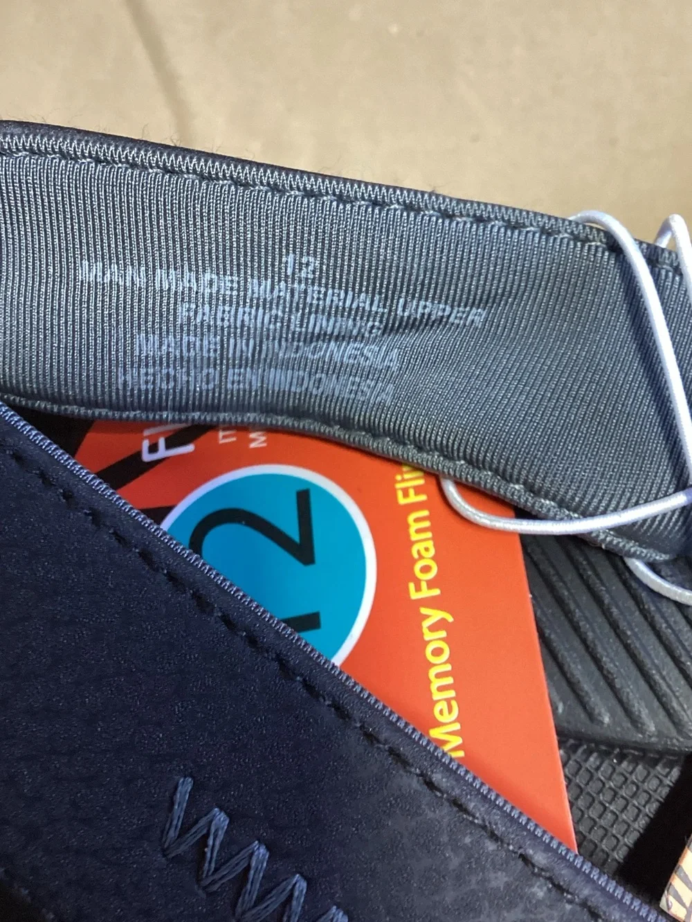 Flojos Memory Foam Flip Flops (Item #1967242) Men's Size 12